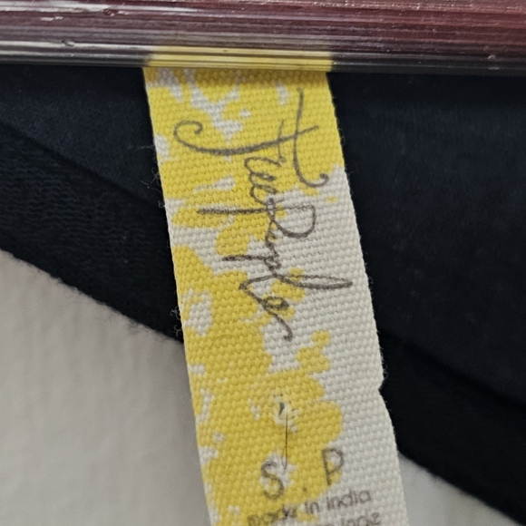 Free People Embroidered Floral Austin Black White Mini Dress Small - Picture 15 of 15